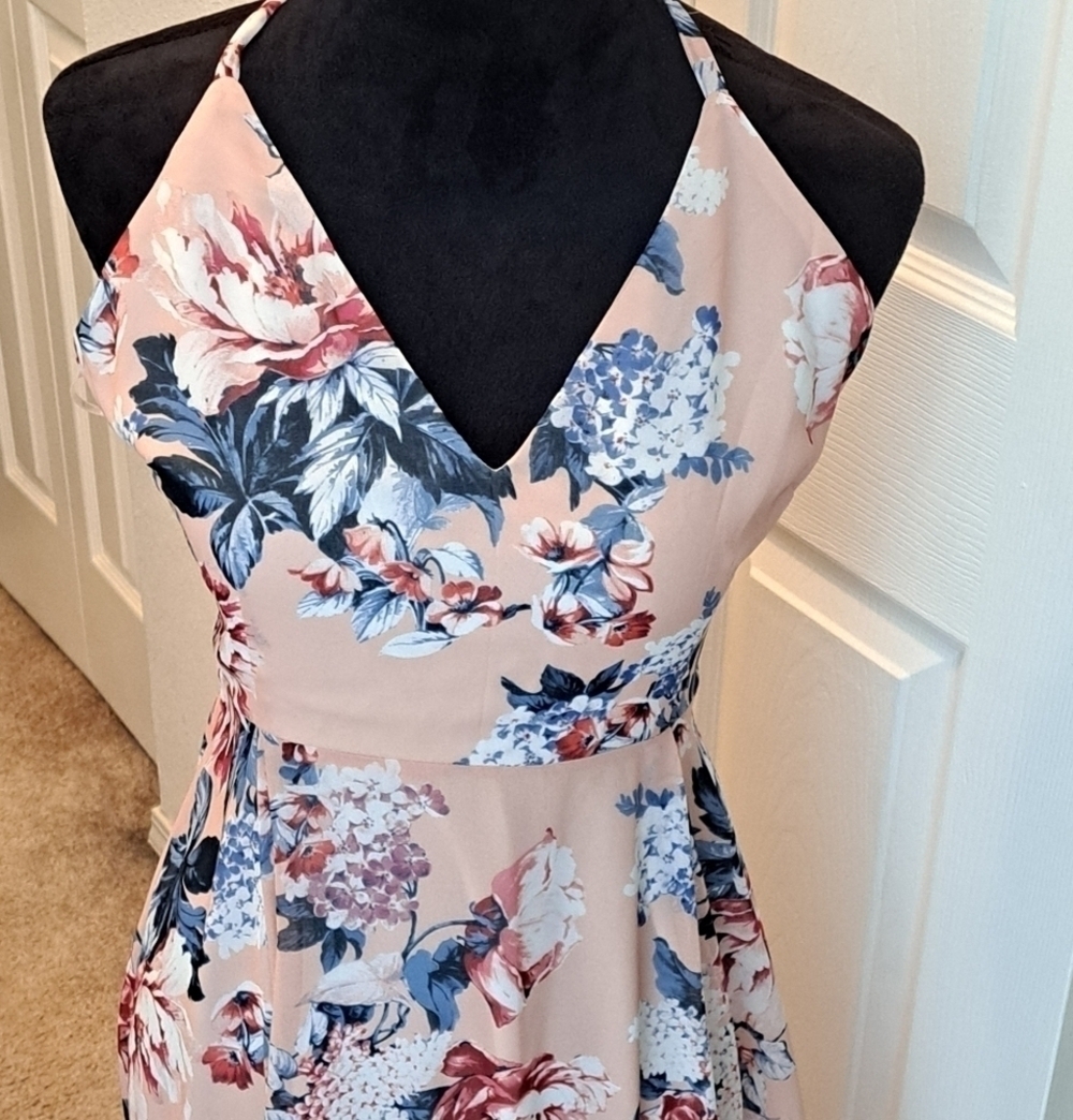 BB Dakota Rsvp Chantelle Maxi Dress In Vintage Rose